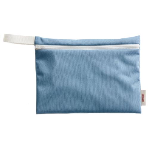 Wet Bag small - blau - Aufbewahrungstasche für Stoffbinden - Bio-Tampons - Periodenslips oder Kosmetikartikel von ImseVimse