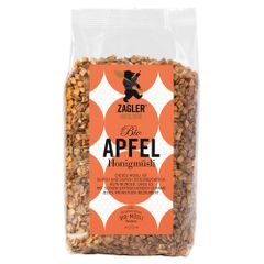 Bio Apfel Honigmüsli 500g - handproduziert - fruchtige Note - erfrischend - österreichisches Qualitätsprodukt von ZAGLER MUESLIBAER