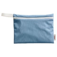 Wet Bag small - blau - Aufbewahrungstasche für Stoffbinden - Bio-Tampons - Periodenslips oder Kosmetikartikel von ImseVimse