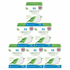6er Set Organyc Bio-Binden normal mit Flügeln