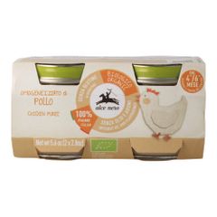 Bio Babygläschen Hühnchen 160g - 6er Vorteilspack von Alce Nero