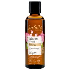 Liebeslust Massageöl 75ml - beruhigend und aphrodisierend - nicht kondomtauglich von farfalla