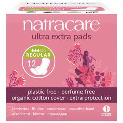 Bio-Binden ultra extra normal 12 Stück - sehr gute Saugfähigkeit - besonders atmungsaktiv - chlorfrei gebleicht - aus Bio-Baumwolle von Natracare