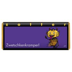 Bio Schokolade Zwetschken Kramperl 70g - 10er Vorteilspack von Zotter