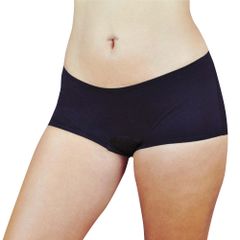 Periodenpanty schwarz - optimaler Sitz für Tag und Nacht - vegan - besonders atmungsaktiv - für empfindliche Haut geeignet von erdbeerwoche