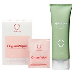 Reinigungs-Set für deine OrganiCup Menstruationstasse - ohne gesundheitsschädliche Inhaltsstoffe - besonders scheidenflorafreundlich