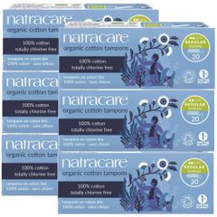 6er Set Natracare Bio Tampons normal