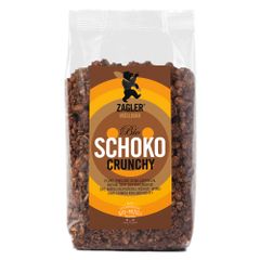 Bio Schoko Crunchy Müsli 500g - zarter Schokoladengeschmack - ohne Konservierungsstoffe - gesund und nährreiches Müsli von ZAGLER MUESLIBAER