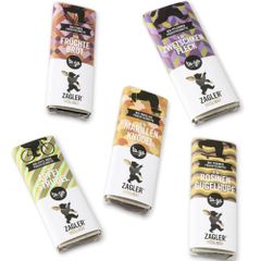 Bio Fruchtschnitten Mix 5 x 50g - perfekter Energiespender für Zwischendurch - ohne zusätzliche Geschmacksstoffe von ZAGLER MUESLIBAER
