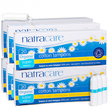 6er Set Natracare Biotampons super
