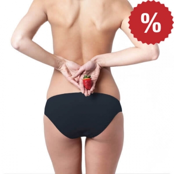 3er Set erdbeerwoche-Wohlfühlslip schwarz