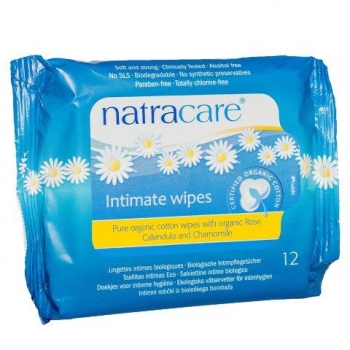 Natracare intimate hygiene wipes