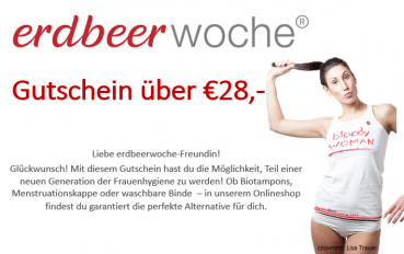 erdbeerwoche-Gutschein: € 28,00