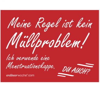 Menstruationskappen Post-it