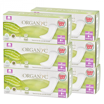 6er Set Organyc Bio-Slipeinlagen