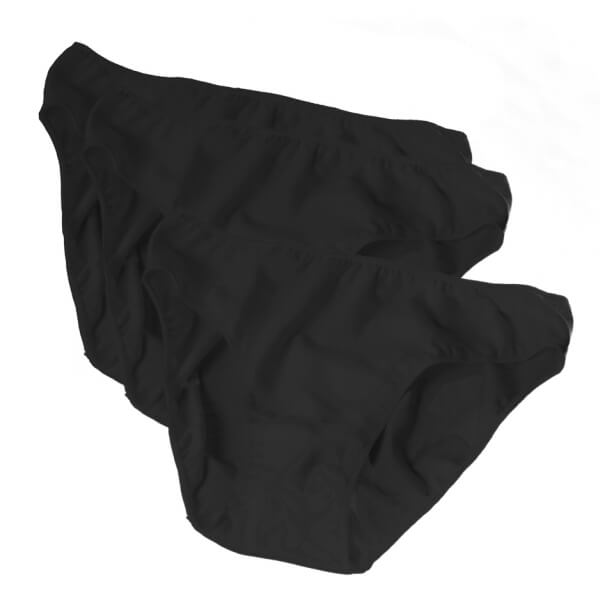 3er Set erdbeerwoche-Wohlfühlslip schwarz