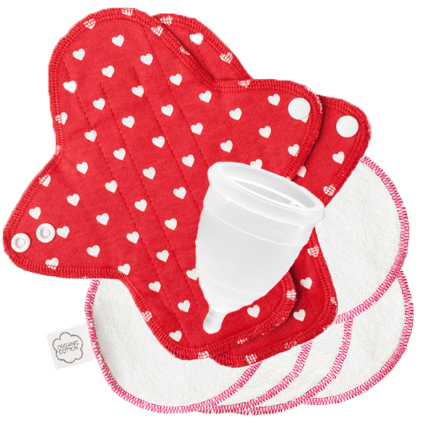 Menstruationskappe Stoffbinde zero waste