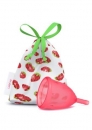 Ladycup Menstruationskappe in der Erdbeer-Edition