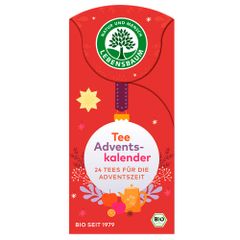 Bio Adventskalender Tee 24 Beutel von LEBENSBAUM