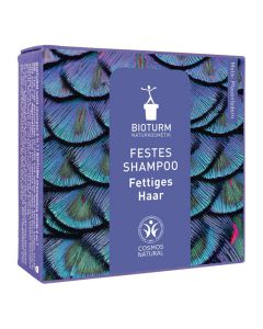 Bio Festes Shampoo fettiges Haar 100g - Seifenfreies Shampoo für ein perfektes Haargefühl besonders bei fettigem Haar von Bioturm Naturkosmetik