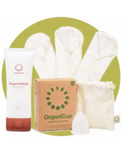 Organi Nature Menstruationstasse und Slipeinlagen Set