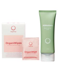 Reinigungs-Set für deine OrganiCup Menstruationstasse - ohne gesundheitsschädliche Inhaltsstoffe - besonders scheidenflorafreundlich