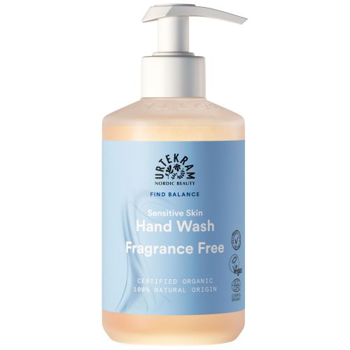 Fragrance Free Sensitive Skin Hand Soap 300ml - duftfreie Flüssigseife für empfindliche Haut von Urtekram
