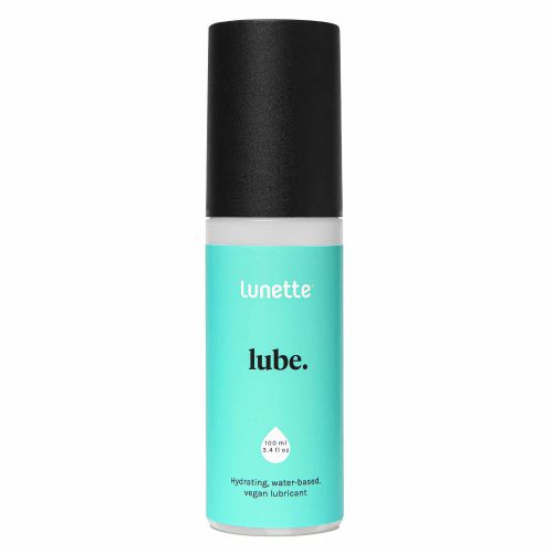 Lunette Gleitgel 100ml - Kann mit Kondomen benutzt werden - Vegan und frei von Duftstoffen - pH-Wert optimiert für den Intimbereich von Lunette