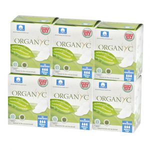 6er Set Organyc Bio Binden normal mit Flügeln
